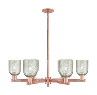 Innovations - 716-6CR-AC-G259 - Six Light Chandelier - Arcadia - Antique Copper