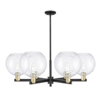 Innovations - 716-6CR-BAB-G122-10 - Six Light Chandelier - Arcadia - Black Antique Brass