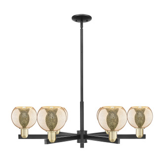 Innovations - 716-6CR-BAB-G128-6 - Six Light Chandelier - Arcadia - Black Antique Brass