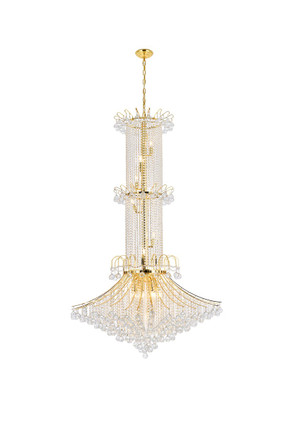 Elegant Lighting - V8008G44G/RC - 20 Light Chandelier - Toureg - Gold Elegant Lighting - V8008G44G/RC - 20 Light Chandelier - Toureg - Gold