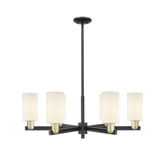 Innovations - 716-6CR-BAB-G801 - Six Light Chandelier - Arcadia - Black Antique Brass
