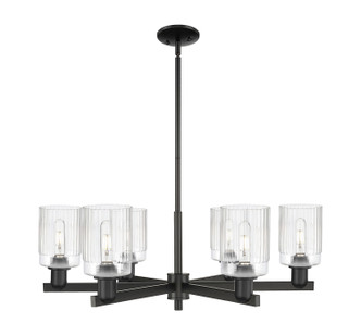 Innovations - 716-6CR-BK-G342 - Six Light Chandelier - Arcadia - Matte Black