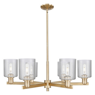 Innovations - 716-6CR-CB-G112 - Six Light Chandelier - Arcadia - Champagne Bronze