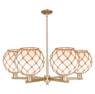 Innovations - 716-6CR-CB-G121-10RB - Six Light Chandelier - Arcadia - Champagne Bronze