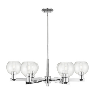 Innovations - 716-6CR-PC-G124-6 - Six Light Chandelier - Arcadia - Polished Chrome