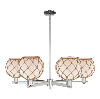 Innovations - 716-6CR-PN-G121-8RB - Six Light Chandelier - Arcadia - Polished Nickel