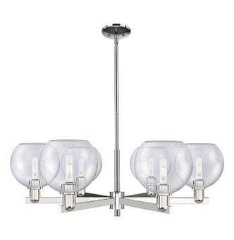 Innovations - 716-6CR-PN-G124-8 - Six Light Chandelier - Arcadia - Polished Nickel