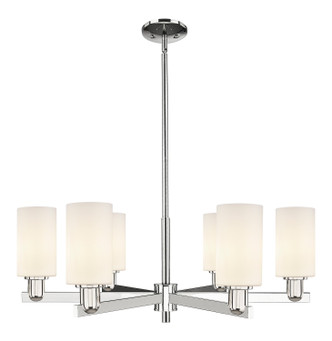 Innovations - 716-6CR-PN-G801 - Six Light Chandelier - Arcadia - Polished Nickel