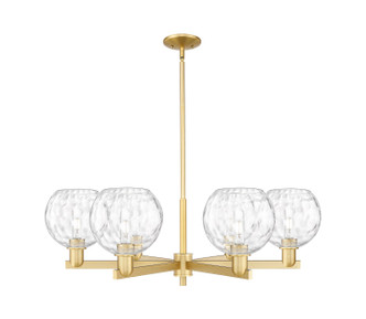 Innovations - 716-6CR-SG-G1215-8 - Six Light Chandelier - Arcadia - Satin Gold