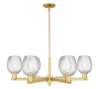 Innovations - 716-6CR-SG-G292 - Six Light Chandelier - Arcadia - Satin Gold