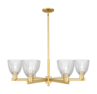 Innovations - 716-6CR-SG-G382 - Six Light Chandelier - Arcadia - Satin Gold