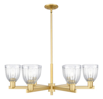 Innovations - 716-6CR-SG-G442 - Six Light Chandelier - Arcadia - Satin Gold