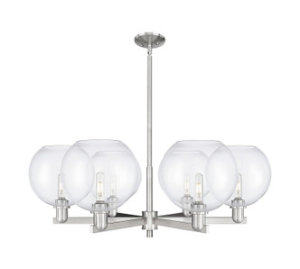 Innovations - 716-6CR-SN-G122-10 - Six Light Chandelier - Arcadia - Satin Nickel