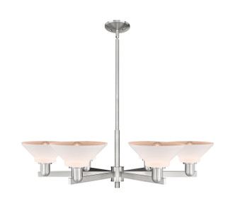 Innovations - 716-6CR-SN-G131 - Six Light Chandelier - Arcadia - Satin Nickel