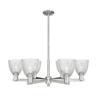 Innovations - 716-6CR-SN-G382 - Six Light Chandelier - Arcadia - Satin Nickel