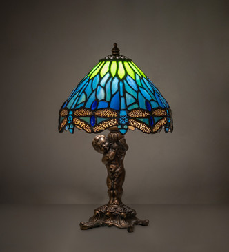 Tiffany Hanginghead Dragonfly One Light Accent Lamp (282756)
