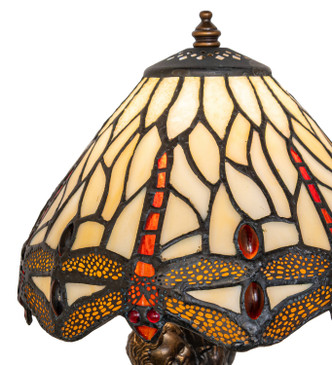 Tiffany Hanging Head Dragonfly One Light Accent Lamp (282757)