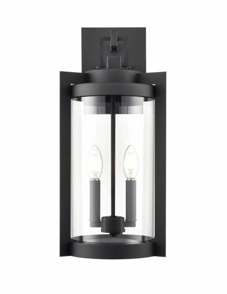 Millennium - 91522-TBK - Two Light Outdoor Wall Sconce - Ellway - Textured Black