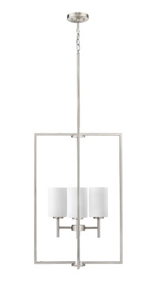Millennium - 96004-BN - Four Light Pendant - Luxx - Brushed Nickel