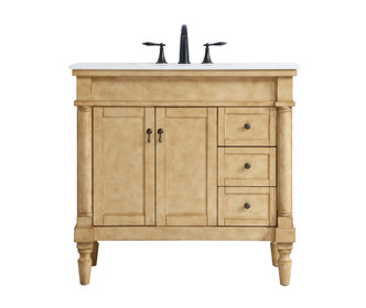 Elegant Lighting - VF13036AB-VW - Single Bathroom Vanity - Lexington - Antique beige