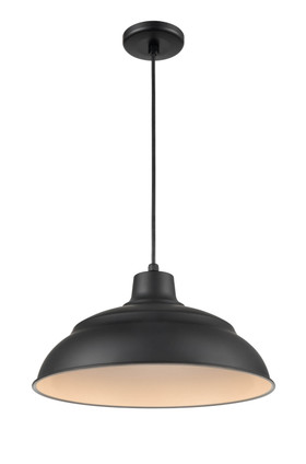 Millennium - LEDRWHC17-SB - LED Warehouse/Cord Hung - R Series - Satin Black