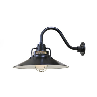 Millennium - RRRS18-SB - One Light Pendant - R Series - Satin Black