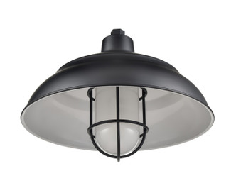 Millennium - RWHCGS17-SB - One Light Warehouse Shade - R Series - Satin Black