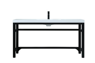 Elegant Lighting - VF14560BK - Bathroom Vanity - Raya - Black Elegant Lighting - VF14560BK - Bathroom Vanity - Raya - Black