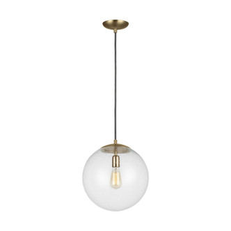 Visual Comfort Studio - 6801801EN7-848 - One Light Pendant - Leo - Hanging Globe - Satin Brass