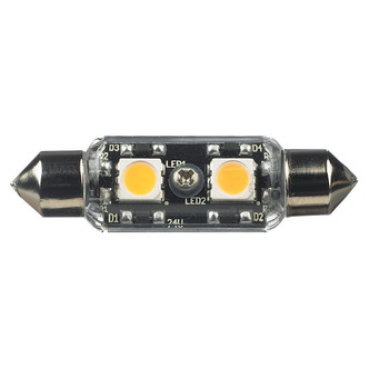 Visual Comfort Studio - 96118S-33 - Lx LED Frosted Festoon Lamp - 3000K 12v - Ambiance Lx LED Festoon - Satin White Visual Comfort Studio - 96118S-33 - Lx LED Frosted Festoon Lamp - 3000K 12v - Ambiance Lx LED Festoon - Satin White