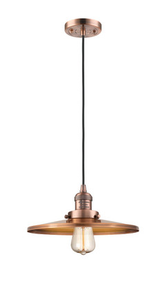 Innovations - 201C-AC-MFR-AC-12 - One Light Mini Pendant - Franklin Restoration - Antique Copper
