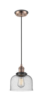 Innovations - 201CBP-ACBK-G74 - One Light Mini Pendant - Franklin Restoration - Antique Copper