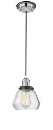 Innovations - 201CBP-PNBK-G172 - One Light Mini Pendant - Franklin Restoration - Polished Nickel