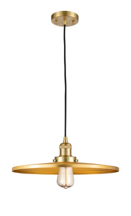 Innovations - 201C-SG-MFR-SG-16 - One Light Mini Pendant - Franklin Restoration - Satin Gold