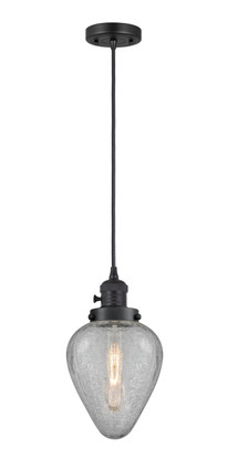 Innovations - 201CSW-BK-G165 - One Light Mini Pendant - Franklin Restoration - Matte Black