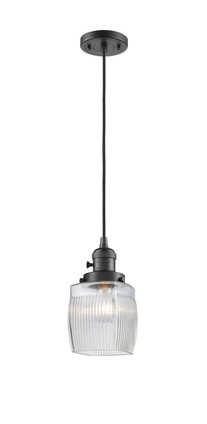Innovations - 201CSW-OB-G302 - One Light Mini Pendant - Franklin Restoration - Oil Rubbed Bronze