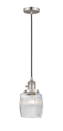 Innovations - 201CSW-SN-G302 - One Light Mini Pendant - Franklin Restoration - Brushed Satin Nickel