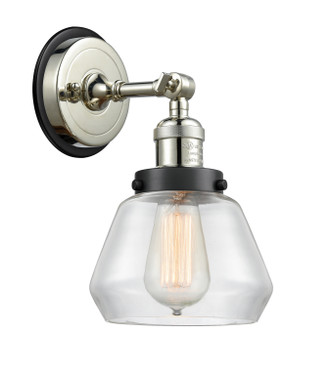 Innovations - 203PN-BPBK-HRBK-G172 - One Light Wall Sconce - Franklin Restoration - Polished Nickel