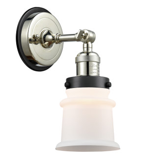 Innovations - 203PN-BPBK-HRBK-G181S - One Light Wall Sconce - Franklin Restoration - Polished Nickel