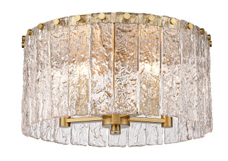 Glacier Five Light Flush Mount (1943F16-MGLD)