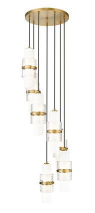 Z-Lite - 1946P-7R-MGLD - Seven Light Chandelier - Cayden - Modern Gold
