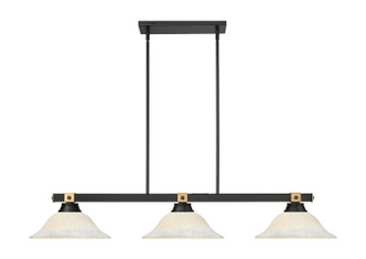 Bronte Three Light Billiard (1955-3MB-RB-WM16)