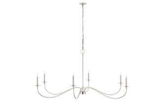Arrington Six Light Chandelier (2301-63PN)