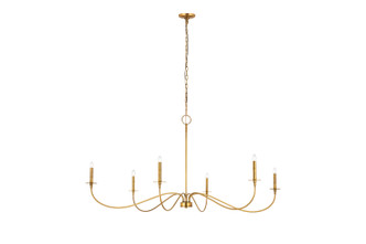 Arrington Six Light Chandelier (2301-63RB)