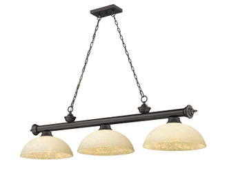 Z-Lite - 2306-3BRZ-DGM14 - Three Light Billiard - Cordon - Bronze