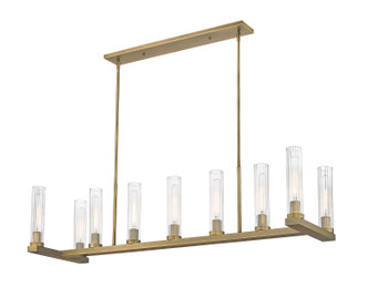Z-Lite - 3031-9L-RB - Nine Light Linear Chandelier - Beau - Rubbed Brass Z-Lite - 3031-9L-RB - Nine Light Linear Chandelier - Beau - Rubbed Brass