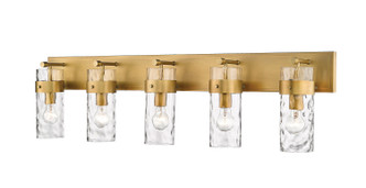 Z-Lite - 3035-5V-RB - Five Light Vanity - Fontaine - Rubbed Brass Z-Lite - 3035-5V-RB - Five Light Vanity - Fontaine - Rubbed Brass