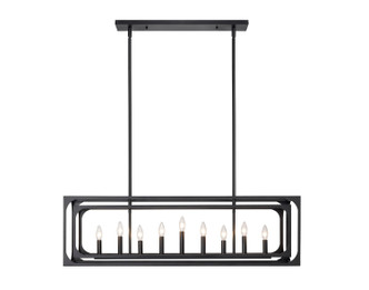 Easton Nine Light Linear Chandelier (3038-9L-MB) Easton Nine Light Linear Chandelier (3038-9L-MB)