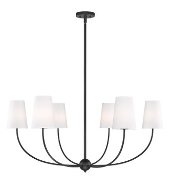 Z-Lite - 3040-42MB - Six Light Chandelier - Shannon - Matte Black