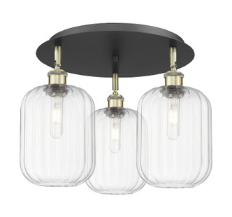 Innovations - 516-3C-BAB-G460-7CL - Three Light Semi-Flush Mount - Ballston - Black Antique Brass